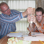 leraren tijdens een workshop